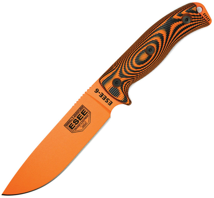 Model 6 Fixed Blade Orange 6POR-006