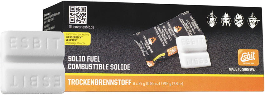 Solid Fuel Cubes 8pk E-FUEL-8X27