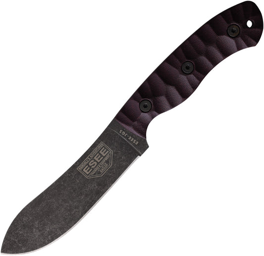 JG5 Fixed Blade Burgundy Linen ESEE-JG5-LM
