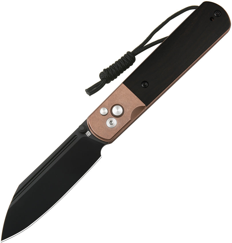 Holm Button Lock Ebony 1875P-BRG