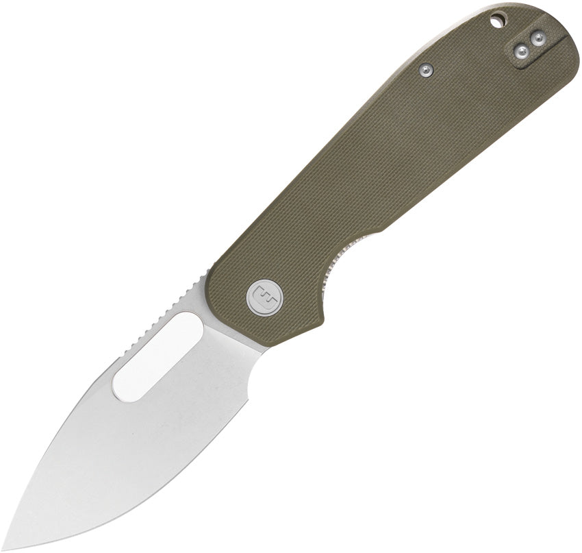 EFD Linerlock SW OD G10 EFD STONEWASH OD GREEN  G10