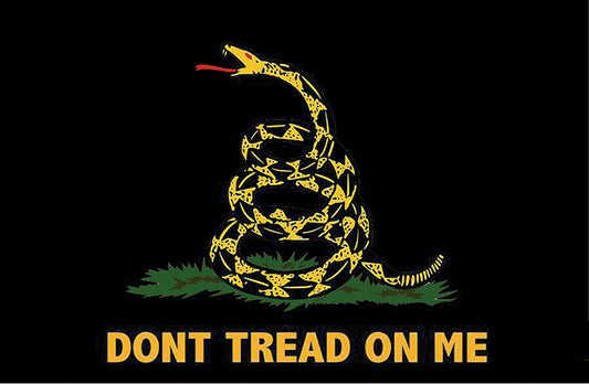 Black Gadsden Flag