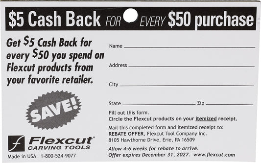 Cash Back Rebate Pad