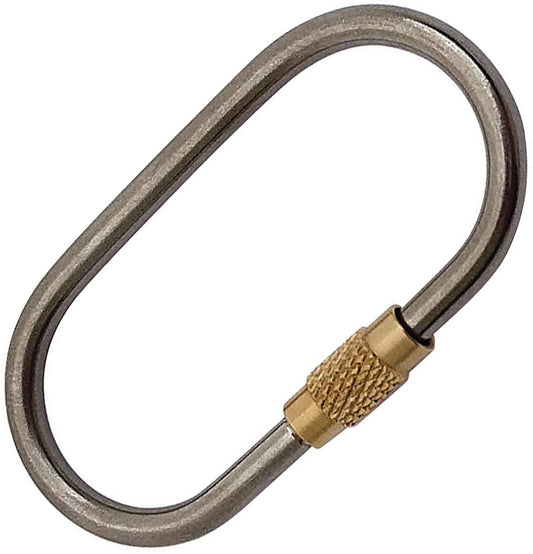Ti Oval Keyring
