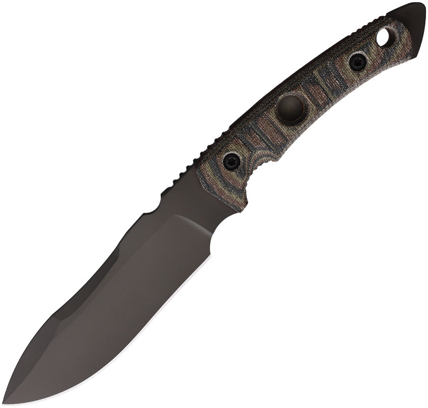 Tier1-BC Fixed Blade Camo Mic FOB072 T1-BC-3V-MCAM/RED-PVD