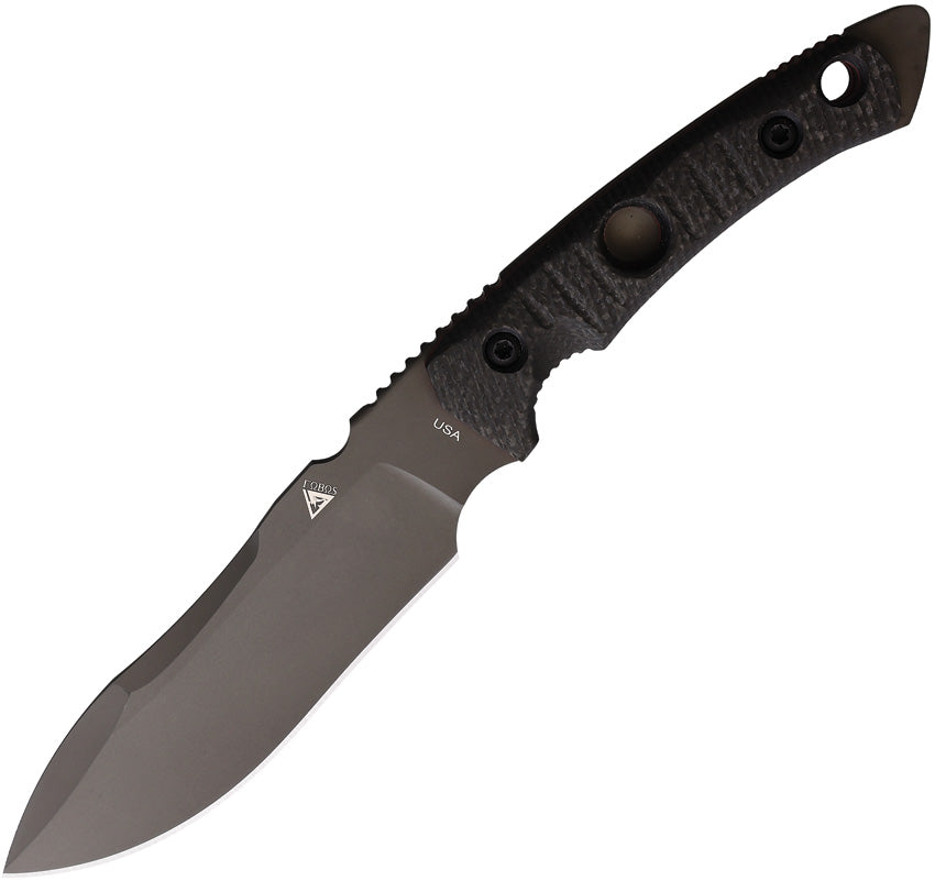 Tier1-BC Fixed Blade CF FOB074 T1-BC-3V-CF-BLK/RED-PVD