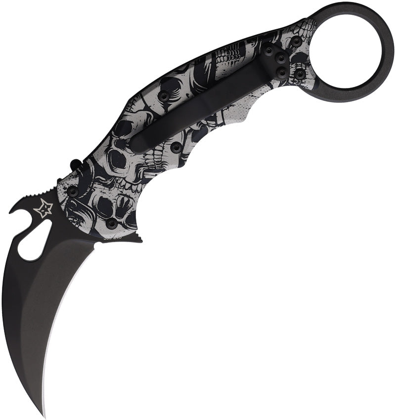 Karambit Linerlock Skull FX 599 ALB-3