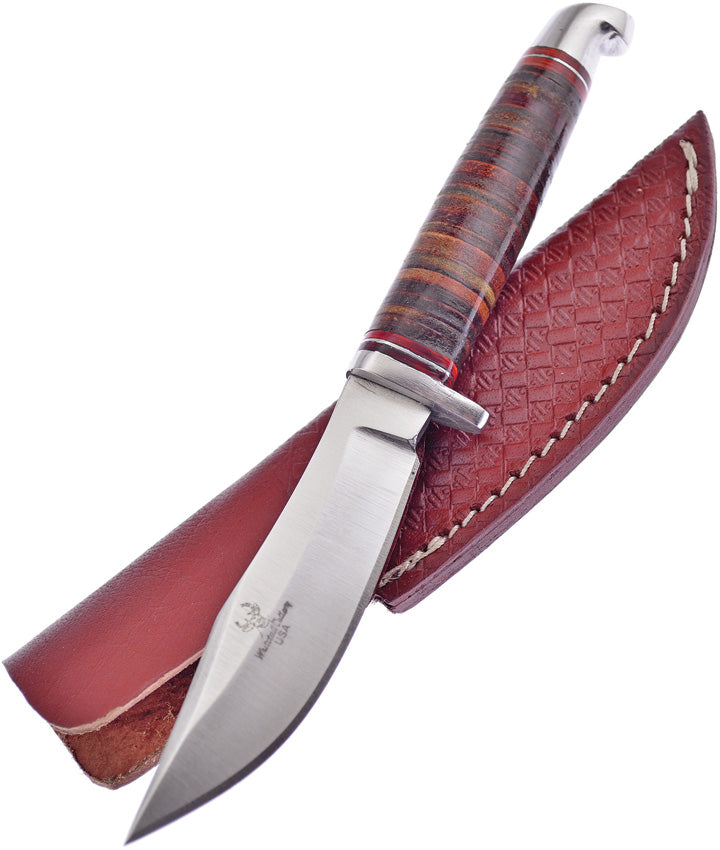 Fixed Blade Stacked Leather WT-1028