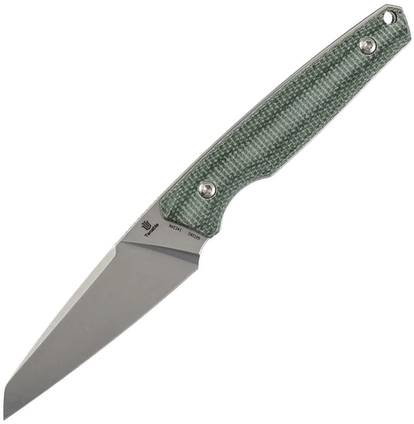 Parr Fixed Blade Grn Micarta G011B5