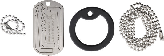 Lock Pick Dog Tag Necklace