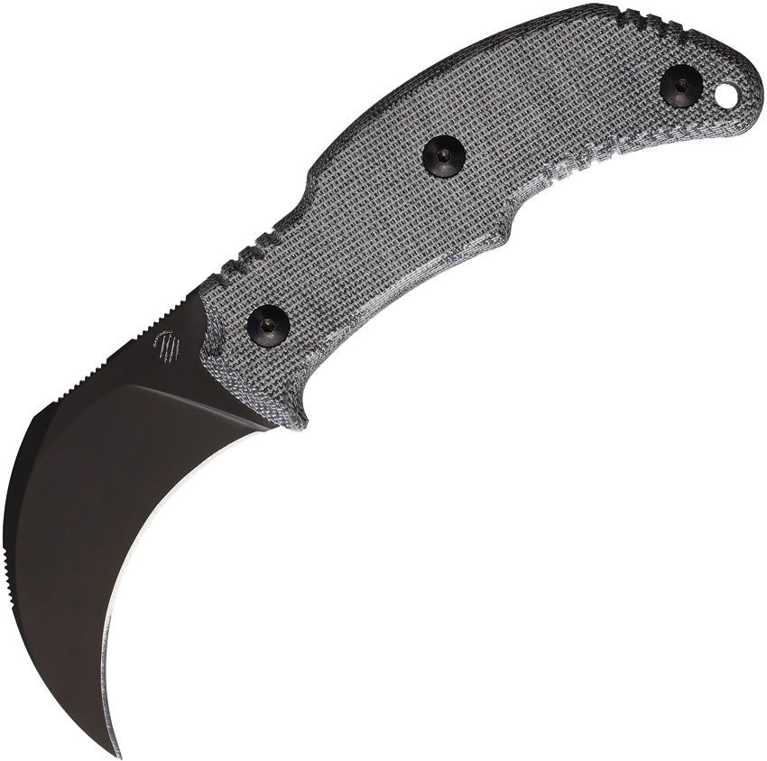 The Primal Fixed Blade Black BC-40 PVD