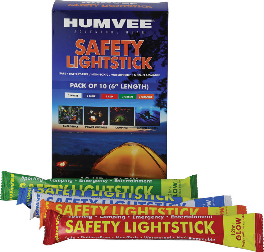 6" Safety Glow Stick 10 Pk HMV-6-FP-10
