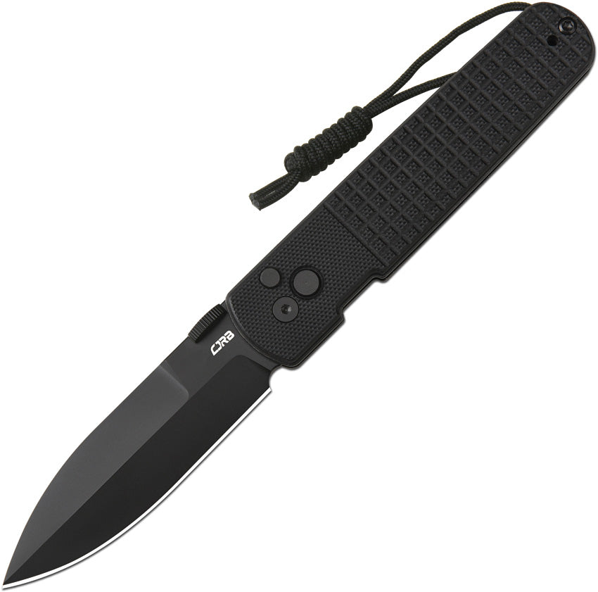 Locust Button Lock Black G10 J1951-BBK