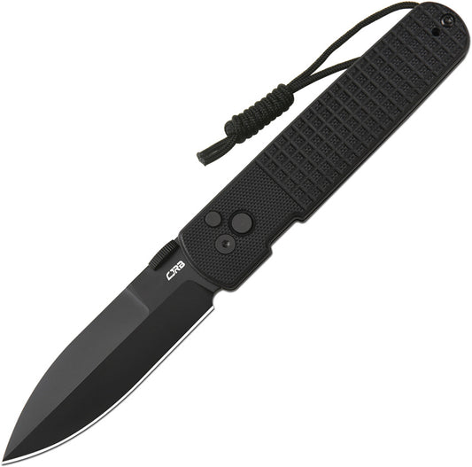 Locust Button Lock Black G10 J1951-BBK