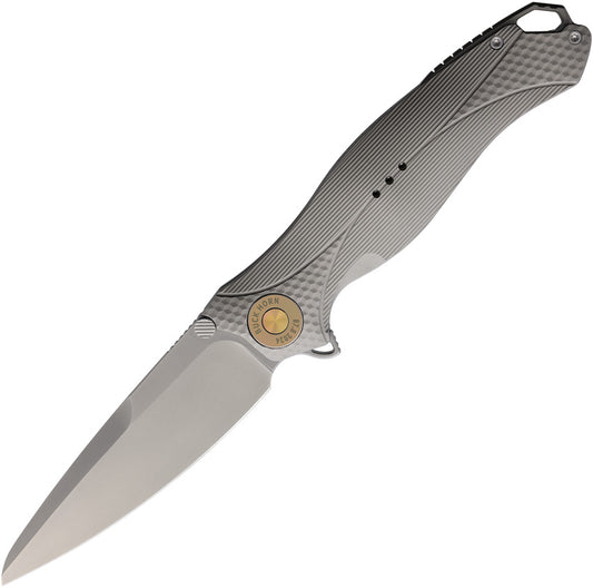 Buck Horn Linerlock Gray Al KARB119