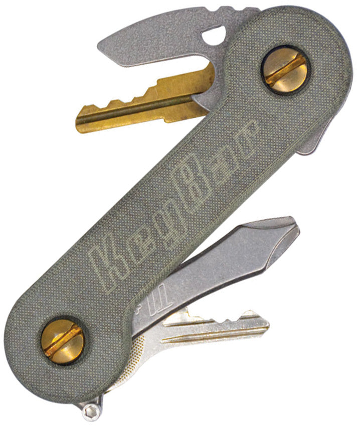 KeyBar Green Linen Micarta MCTRA-GRN-BP