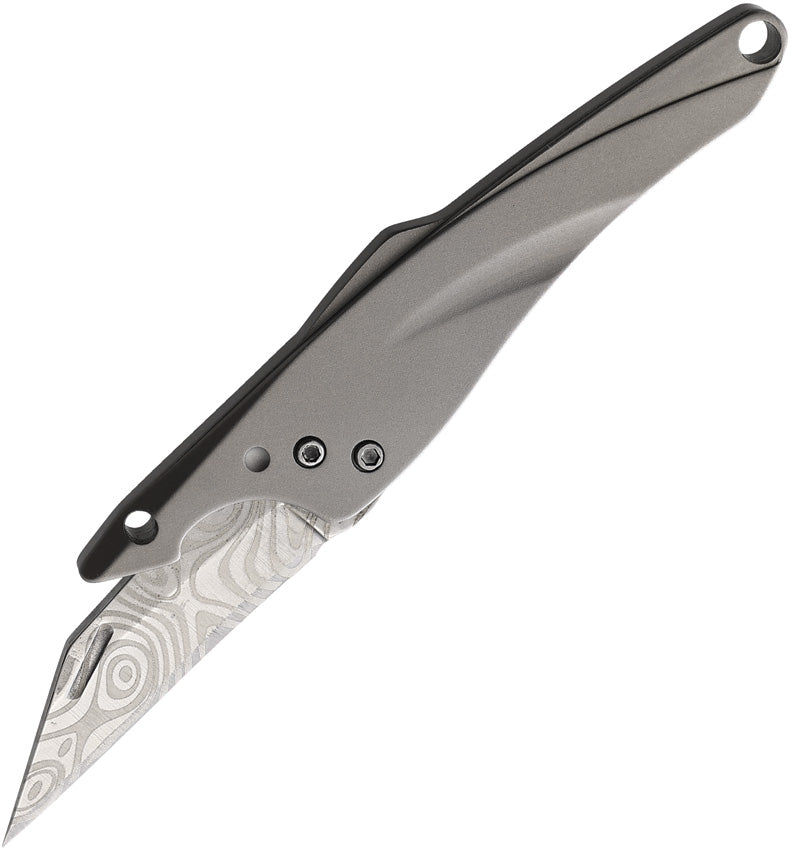 Bluefin Folder TITANIUM DAMASCUS RAZOR KNIFE