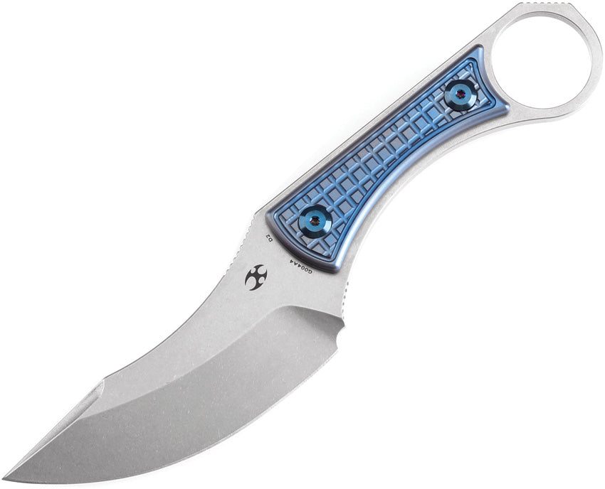 Niko Fixed Blade Blue Ti G004A4