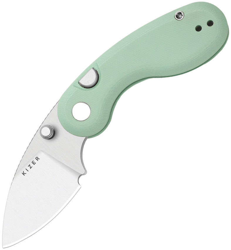 Microbe Button Linerlock Grn V2742A4