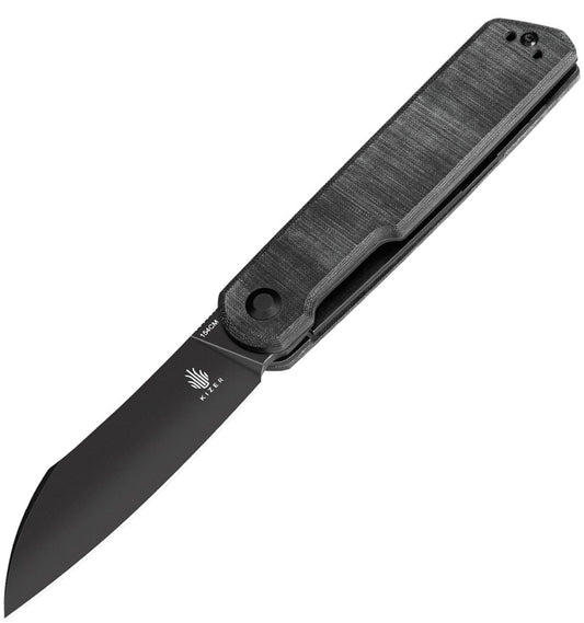 Klipper Linerlock Blk Linen  V3580C2