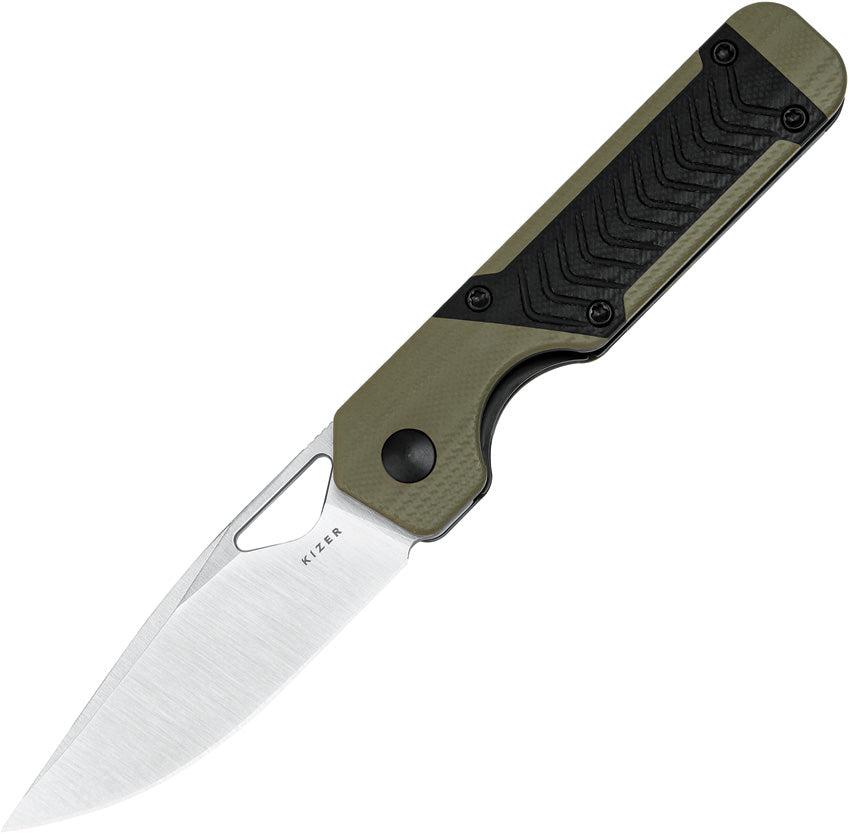 Mini Militaw Framelock Green V3634SA6