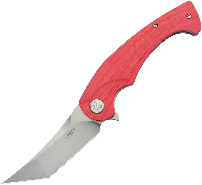 Scimitar Linerlock Tanto Red