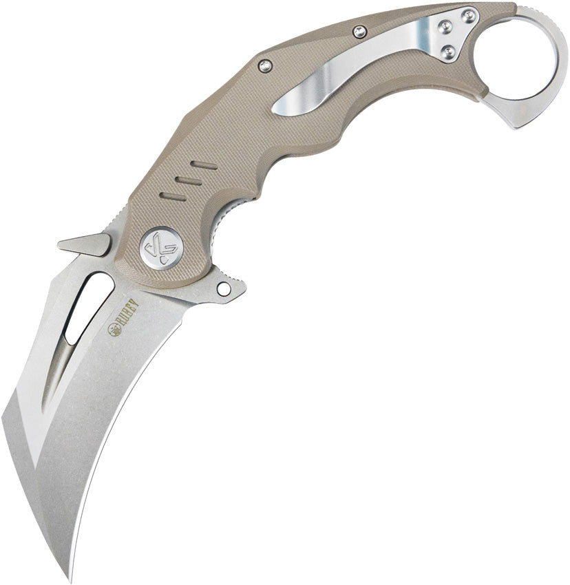 Wrath Karambit Linerlock Tan KU261C