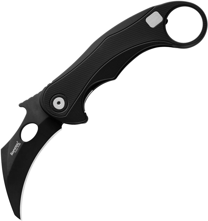 LEone Mid Framelock Black LE2 A BB