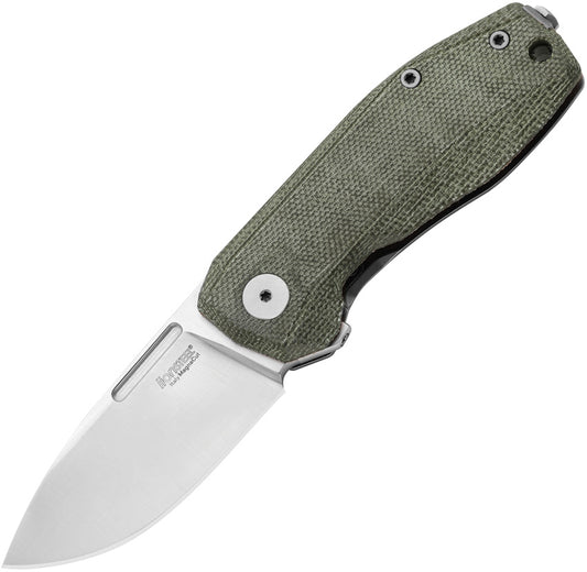 Nano Framelock Green Micarta NA01 CVG