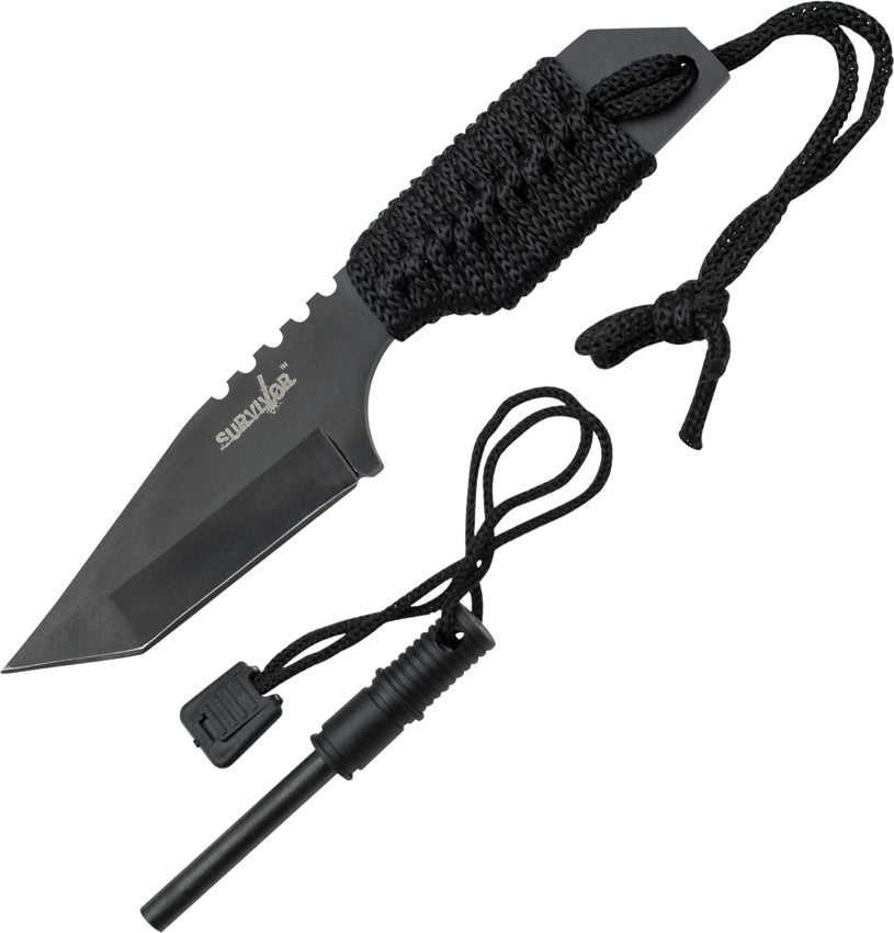 Survivor Fixed Blade Black