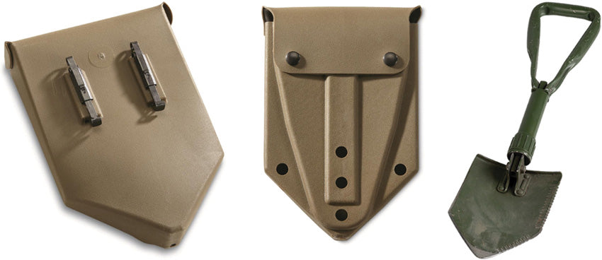 German OD Tri Fold Shovel Used 91552001