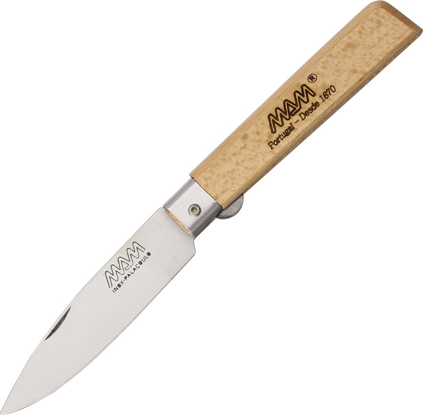 Medium Linerlock Drop Point 2036 SILVER RING W/BOX