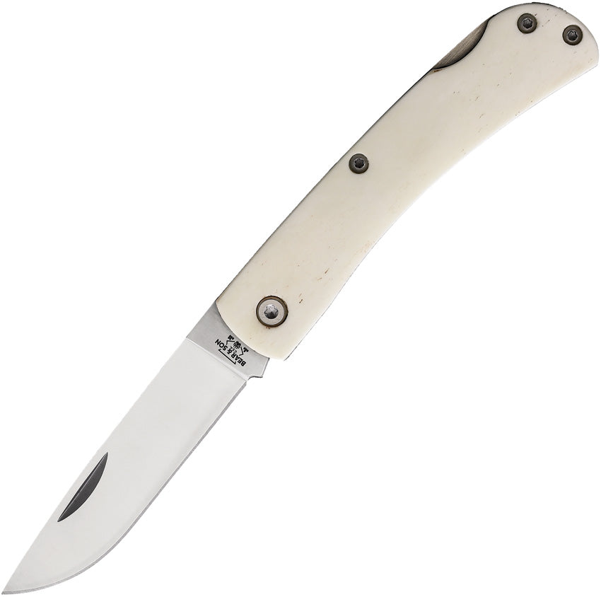 Small Lockback White Bone WSB37L