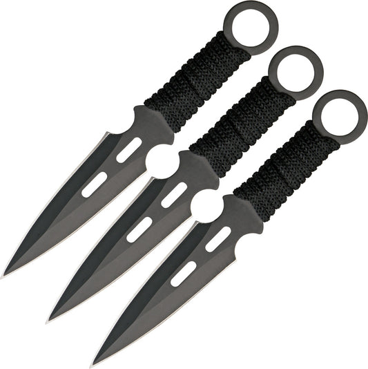 Three Piece Throwing Knife Set TK9044-65BK-3