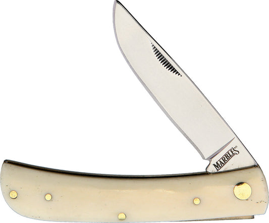 Work Knife White Smooth Bone