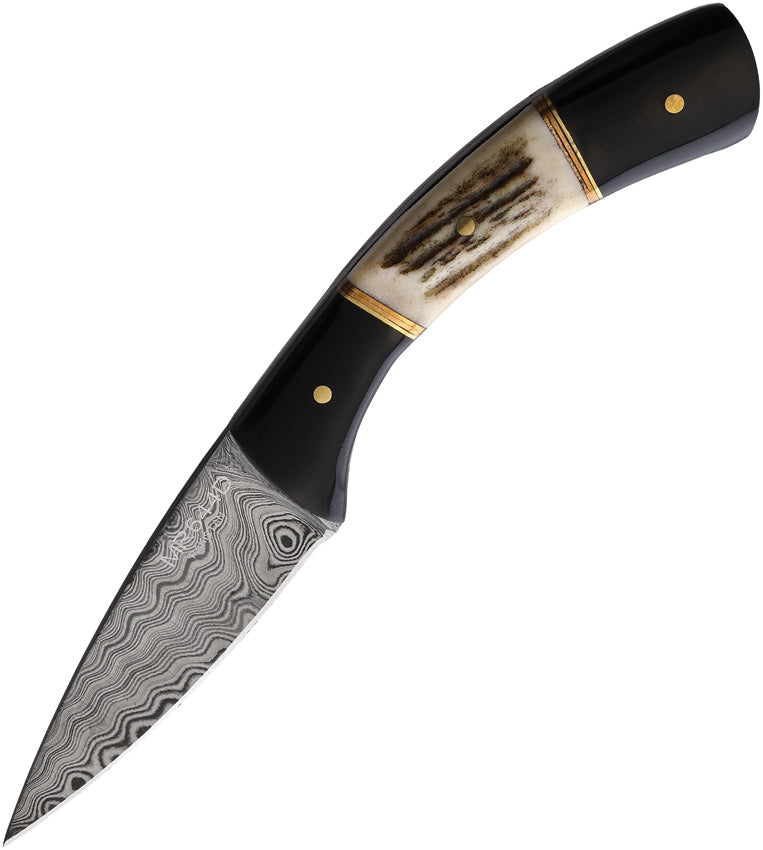 Fixed Blade Stag Damascus MR644D BRK-011 DAMASCUS