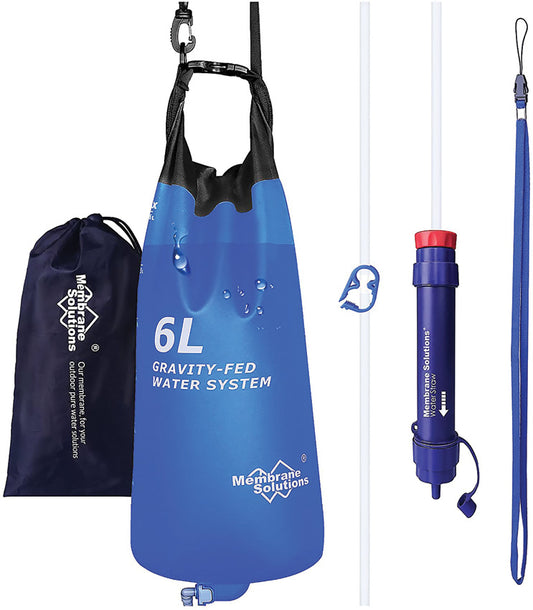 Gravity Water Filter Bag 6L