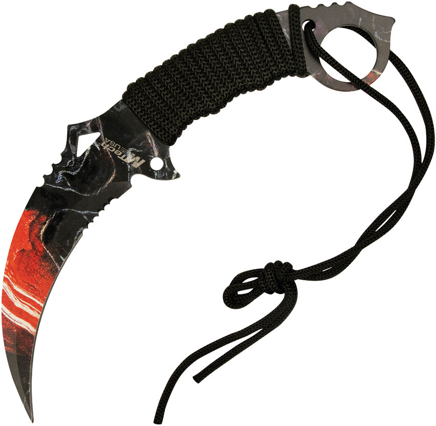 Karambit Fixed Blade Red MT-20-76GLX