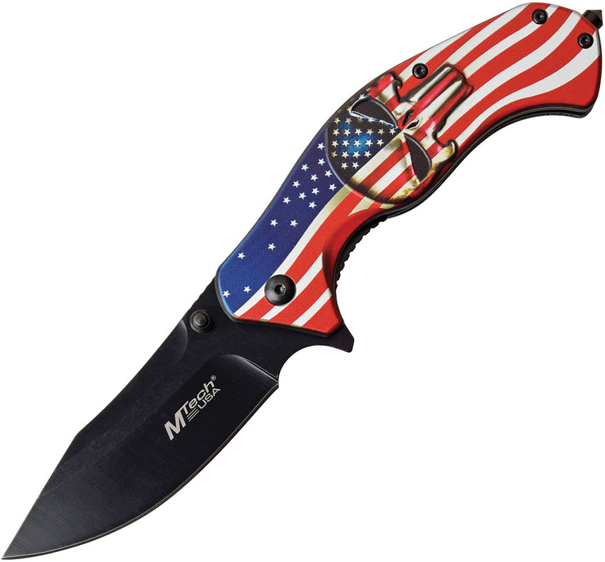 American Flag Linerlock A/O MT-A1025A