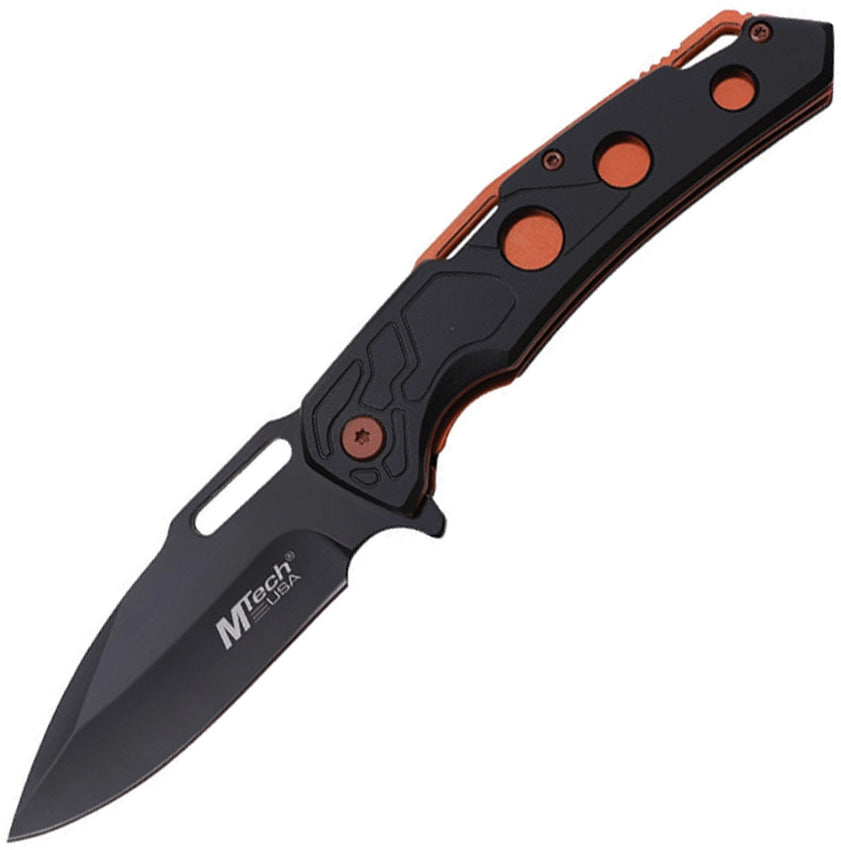 Linerlock A/O Blk/Org MT-A2026BK