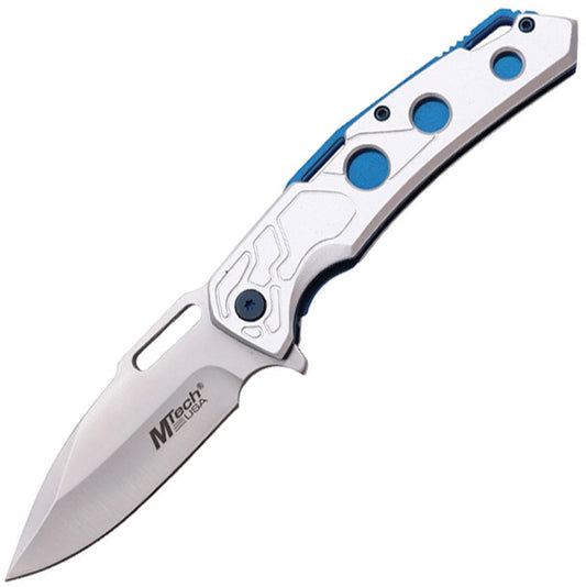 Linerlock A/O Silver/Blue MT-A2026SL