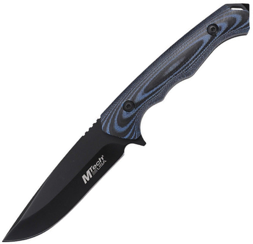 Fixed Blade Blue Micarta MT-FIX006BL