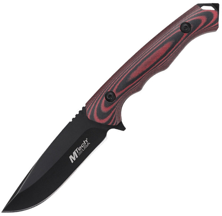 Fixed Blade Red Micarta MT-FIX006BN