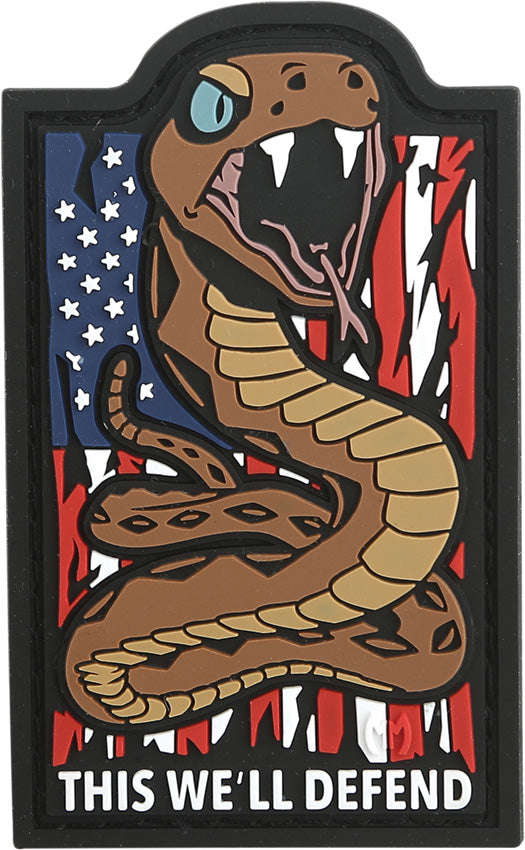 This We'll Defend Patch Color DFNDC
