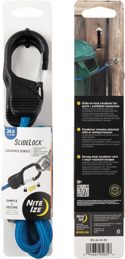 Bungee Slide Lock 36in Blue BSL36-02-R3