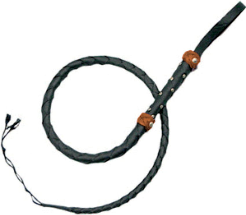 Mini Split Hide Bullwhip Black OC008