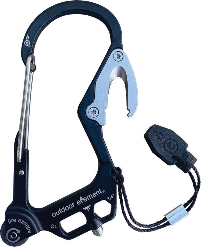 Fire Escape Carabiner Black FEBLK