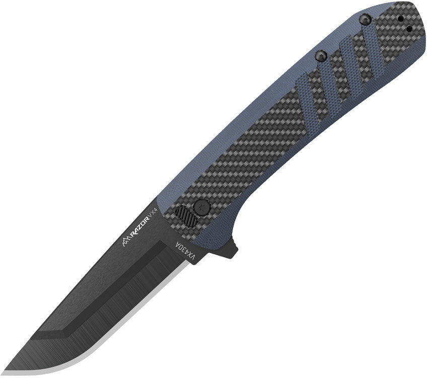 Razor VX4 Linerlock Blue CF