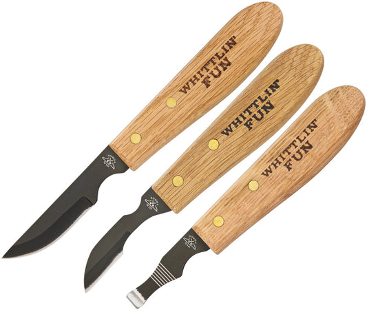 Three Piece Wood Carving Set OF004 3PC SET