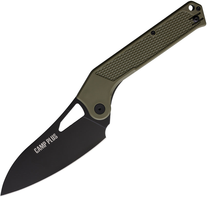 Camp Plus EDC Linerlock Grn CP MED KNIFE OD GREEN TC